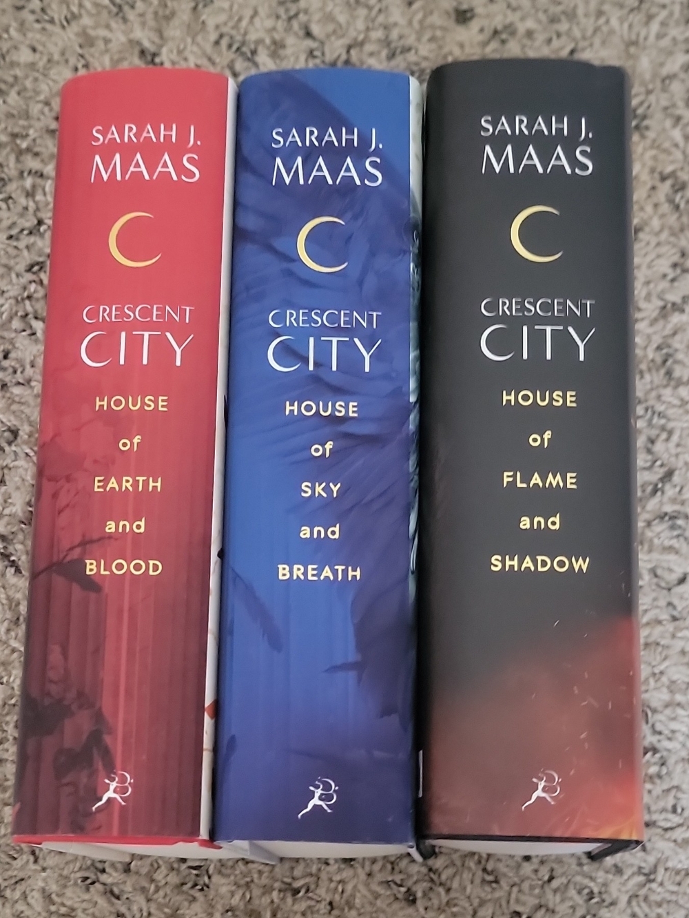 Sarah J. Maas Crescent City Trilogy - Hardcovera With Dust Jackets